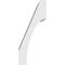 Ekena Millwork 5 1/2-in. W x 6-in. D x 14-in. H Westlake Architectural Grade PVC Knee Brace BRCP055X06X14WTL - alternate 2